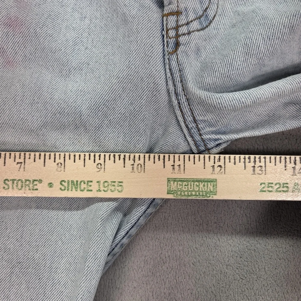 Vintage Levis 501 Jeans Mens‎ Light Wash Button Fly USA Stains 90s Fits 28x31